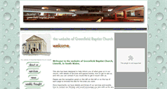 Desktop Screenshot of greenfieldchurch.net